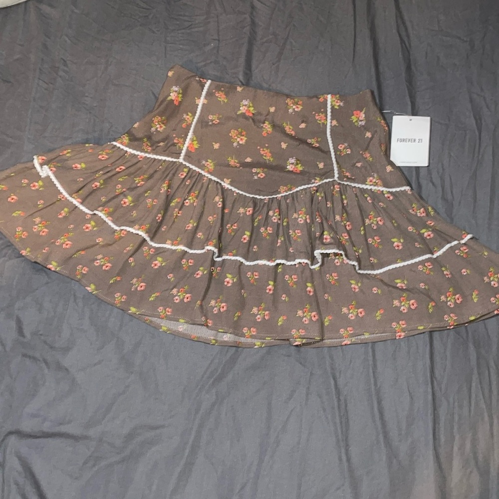 Floral Brown skirt